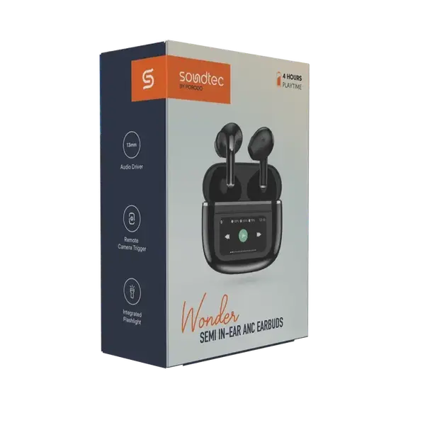 PORODO SOUNDTEC WONDER TWS BLACK