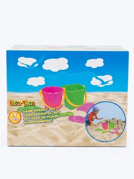 EDDY TOYS SAND BUCKET SET 5 PCS