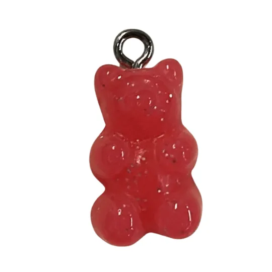 Acrylic Gummy Bear Matt pendant