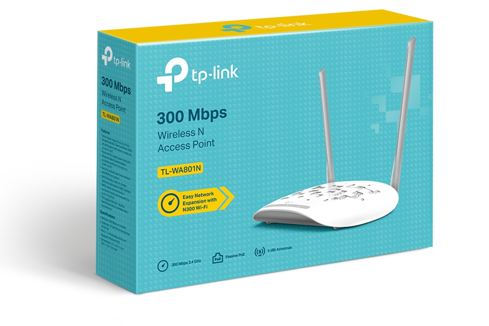 TP-LINK ACCESS POINT 2 ANTTENNAS | TL-WA801N