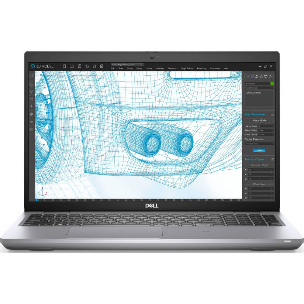 DELL WORKSTATION PRECISION 3551 LAPTOP – I7-10TH – 16GB – 512GB – QUADRO P620 – 15.6″