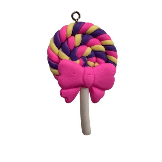 Polymer Lollipop  Pendant