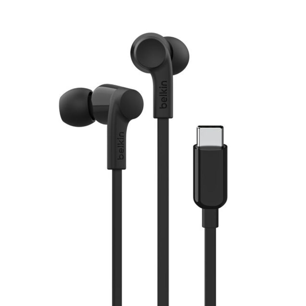 Belkin SoundForm Wired USB-C Earbuds (Black)