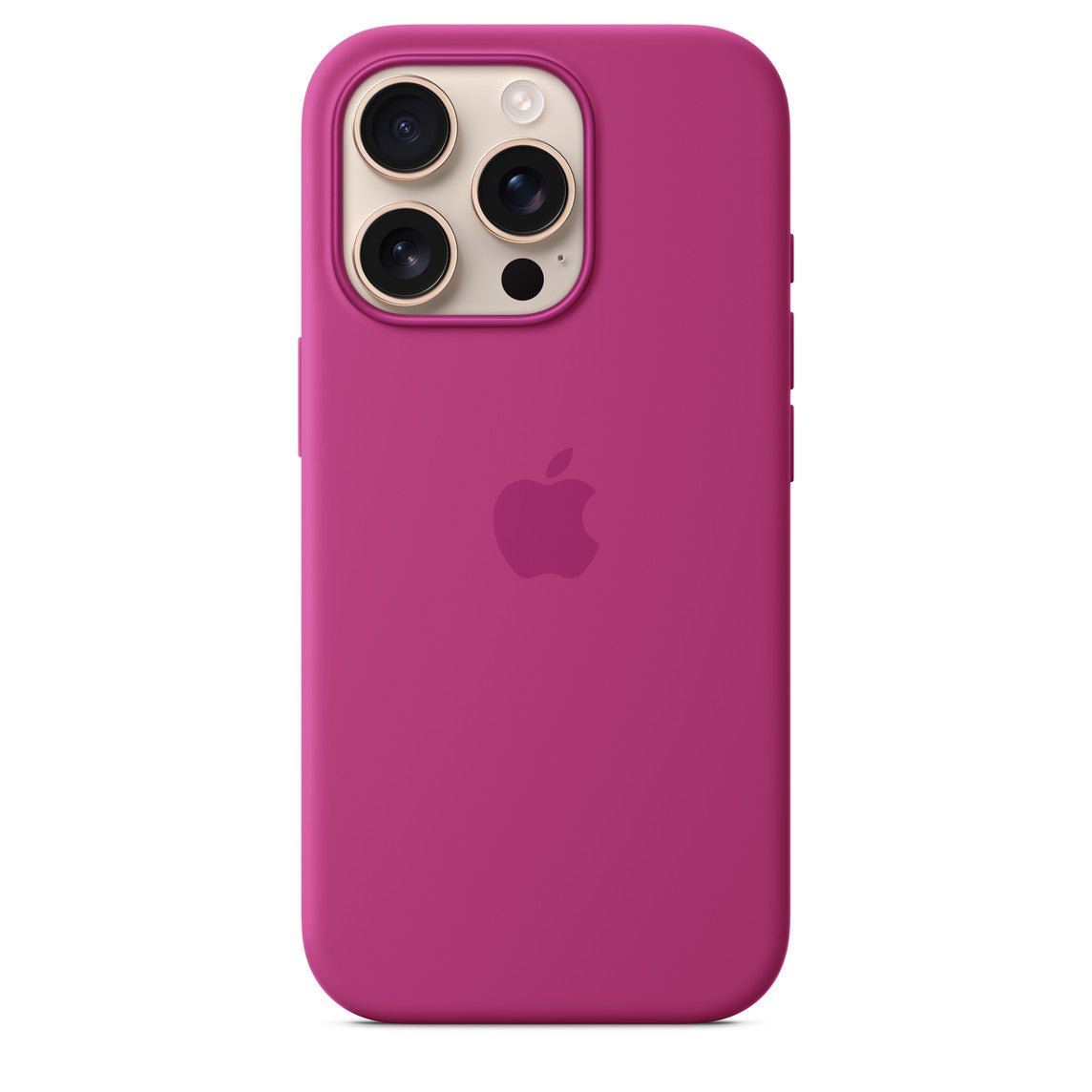 iPhone 16 Pro Silicone Case MagSafe Apple Original (Fuchsia)