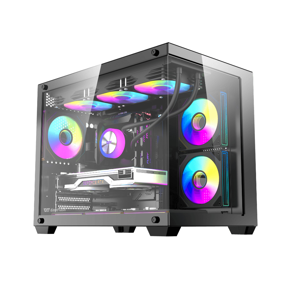 DARKFLASH CASE TOWER GAMING B275 PRO TEMPERED GLASS