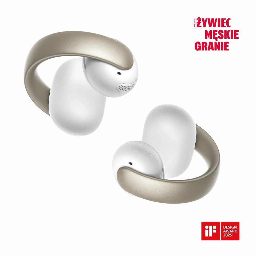 Soundcore AeroClip Open-Ear Earbuds (Champagne Mist)
