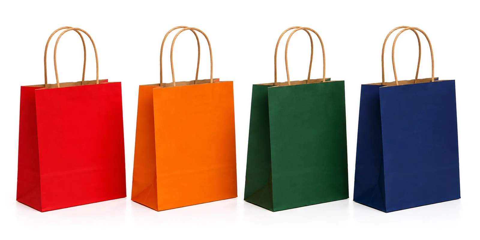 Plain Paper Bag with Handle