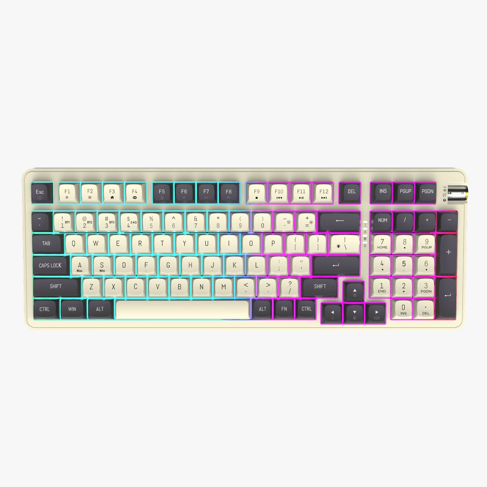 DARKFLASH KEYBOARD WIRELESS MECHANICAL DF98, RGB.