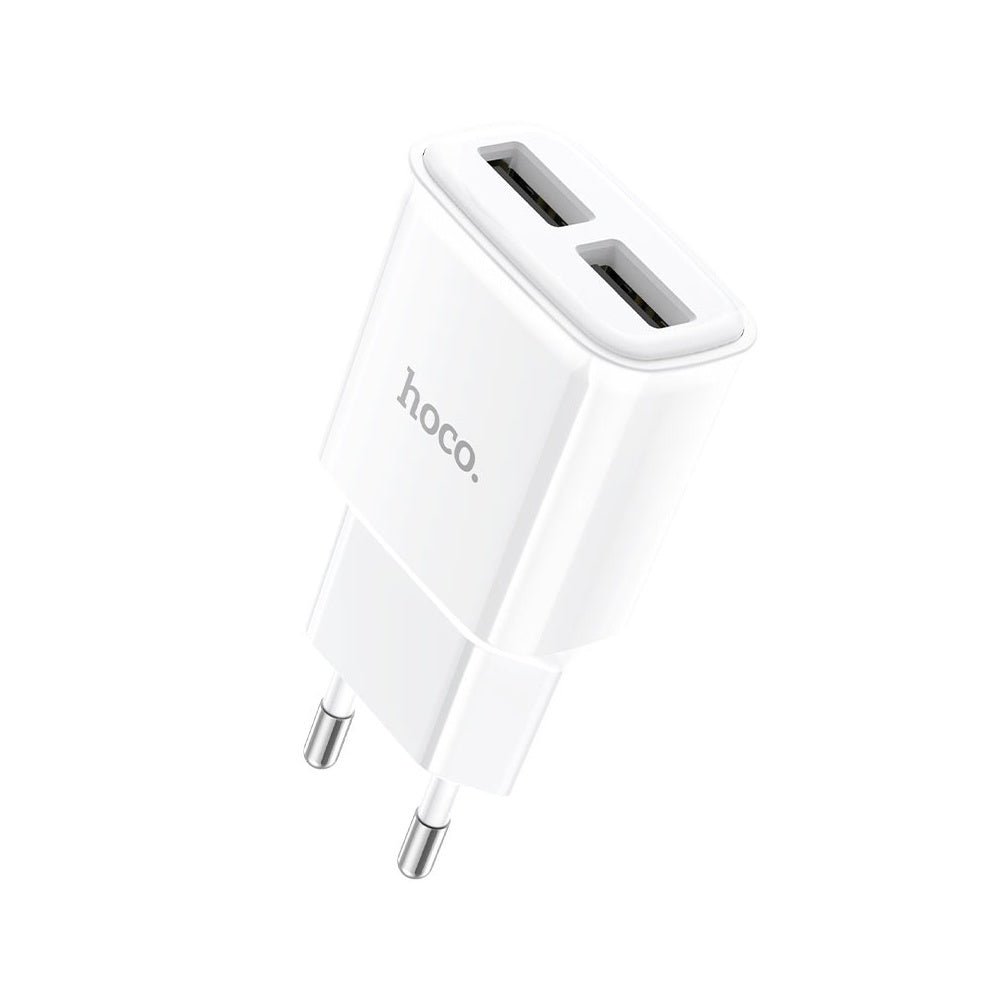 Hoco C88a Dual Port Wall Charger (White)