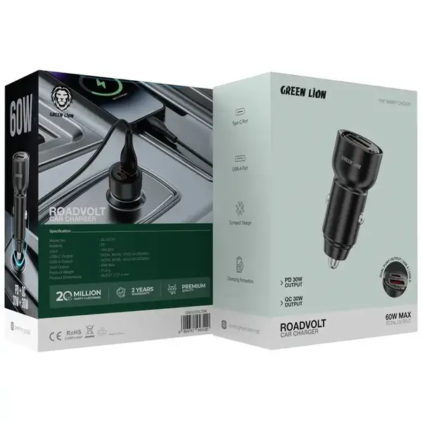 ROADVOLT CAR CHARGER 60W