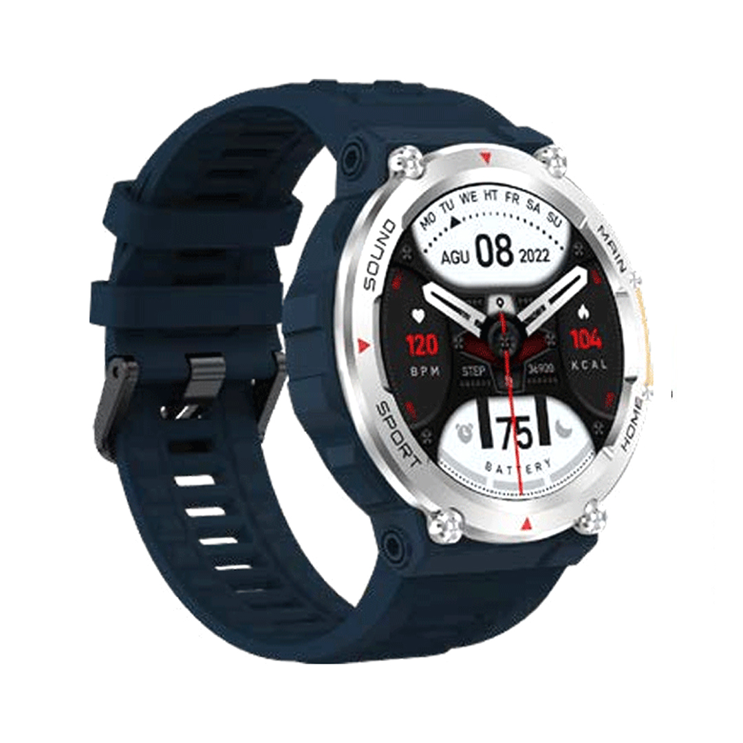 Green Lion Adventure Smart Watch (Color: Blue)
