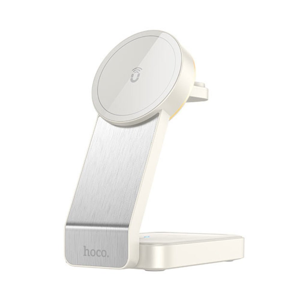 Hoco Folding Magnetic Wireless Charger CQ3 (Milky White)