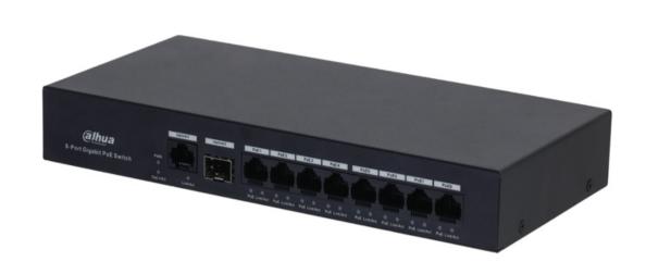 DAHUA SWITCH DH-PFS3110-8GT-65 – 10 PORT GIGABIT SWITCH