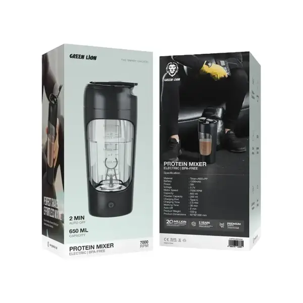 PROTEIN MIXER 650ML BLACK