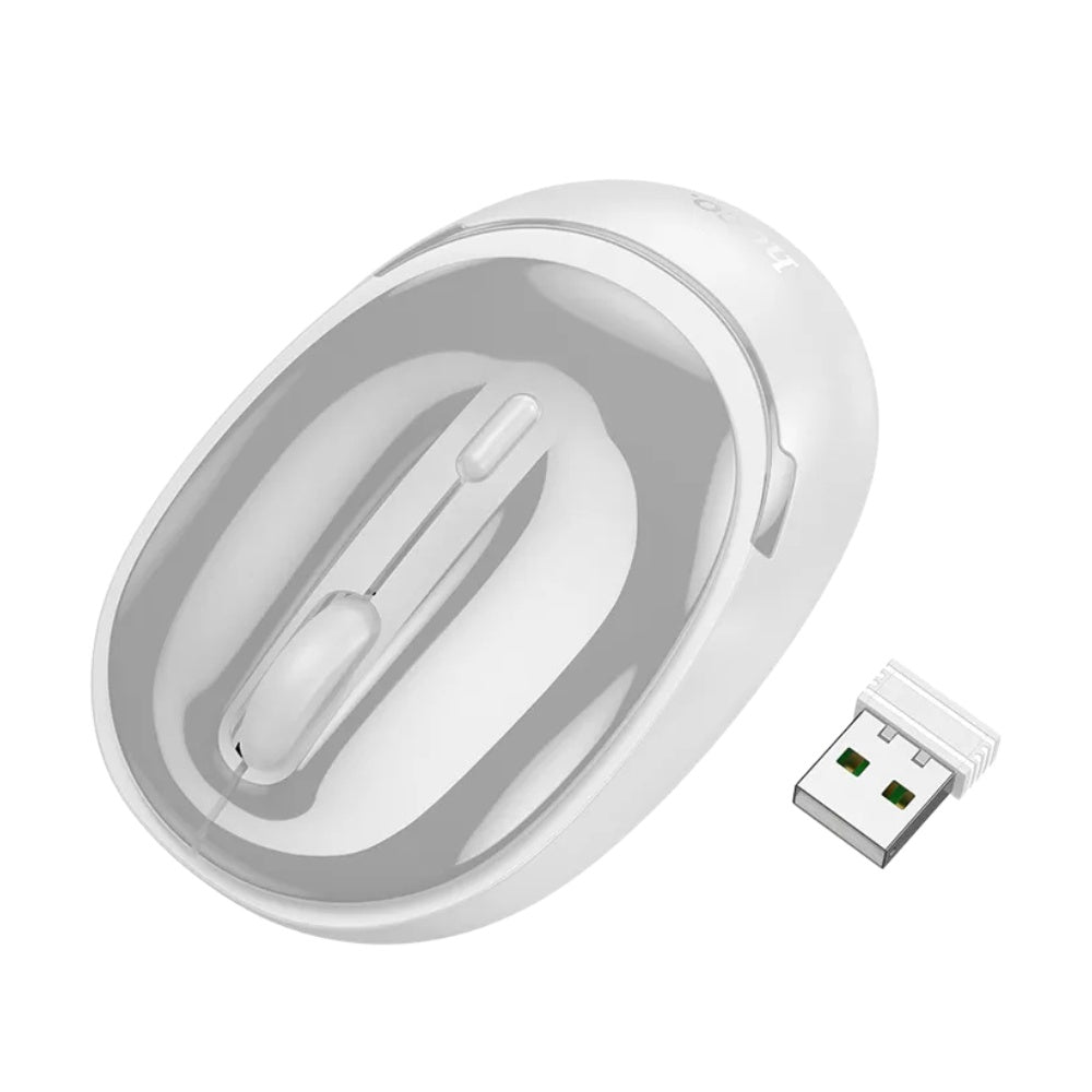 Hoco Dual-Mode Wireless Mouse GM34 (White)