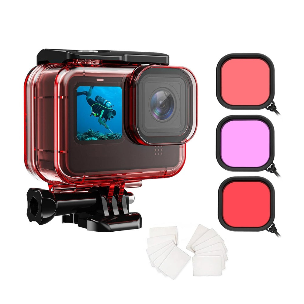 GoPro Waterproof Case with Filters (Red)