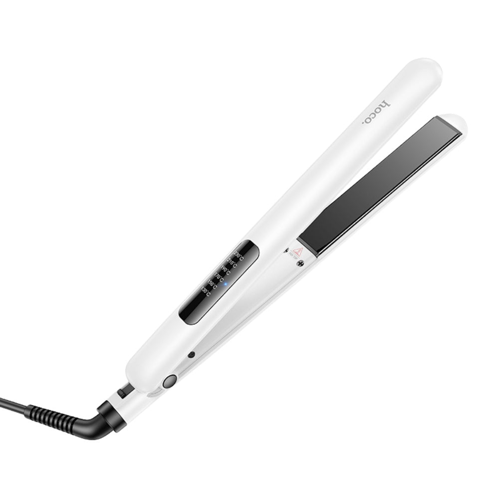 Hoco Hair Straightener for Straight and Curly Hair HP40 (White)