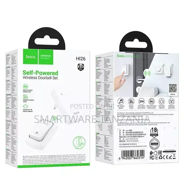 HI26 Self-powered Wireless Doorbell(EU)