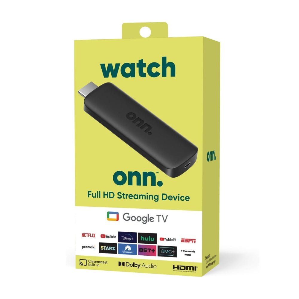 ONN Full HD Streaming Device Google TV